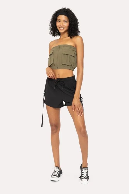 MONO B Flexstrap Ripstop Drawstring Shorts - Casual Fit Clothes