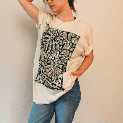 Monstera T-Shirt - Casual Fit Clothes