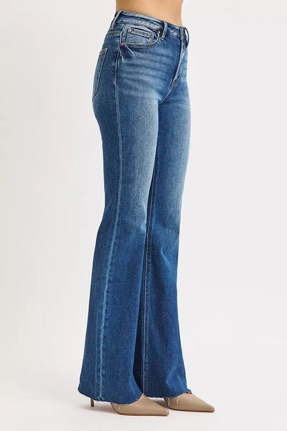 RISEN High Rise Flare Jeans - Casual Fit Clothes