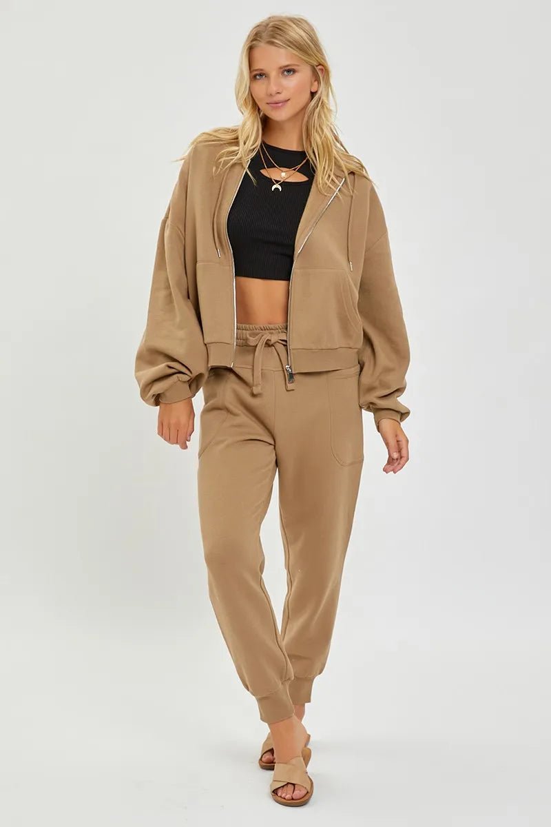 RISEN High Rise Relaxed Joggers - Casual Fit Clothes