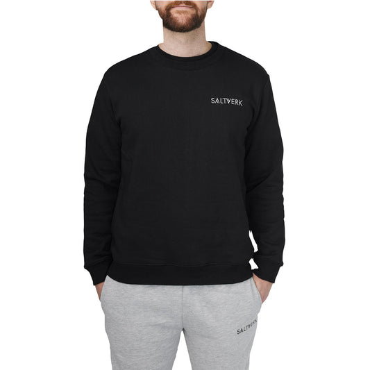 SALTVERK Sweatshirt - Black - Casual Fit Clothes