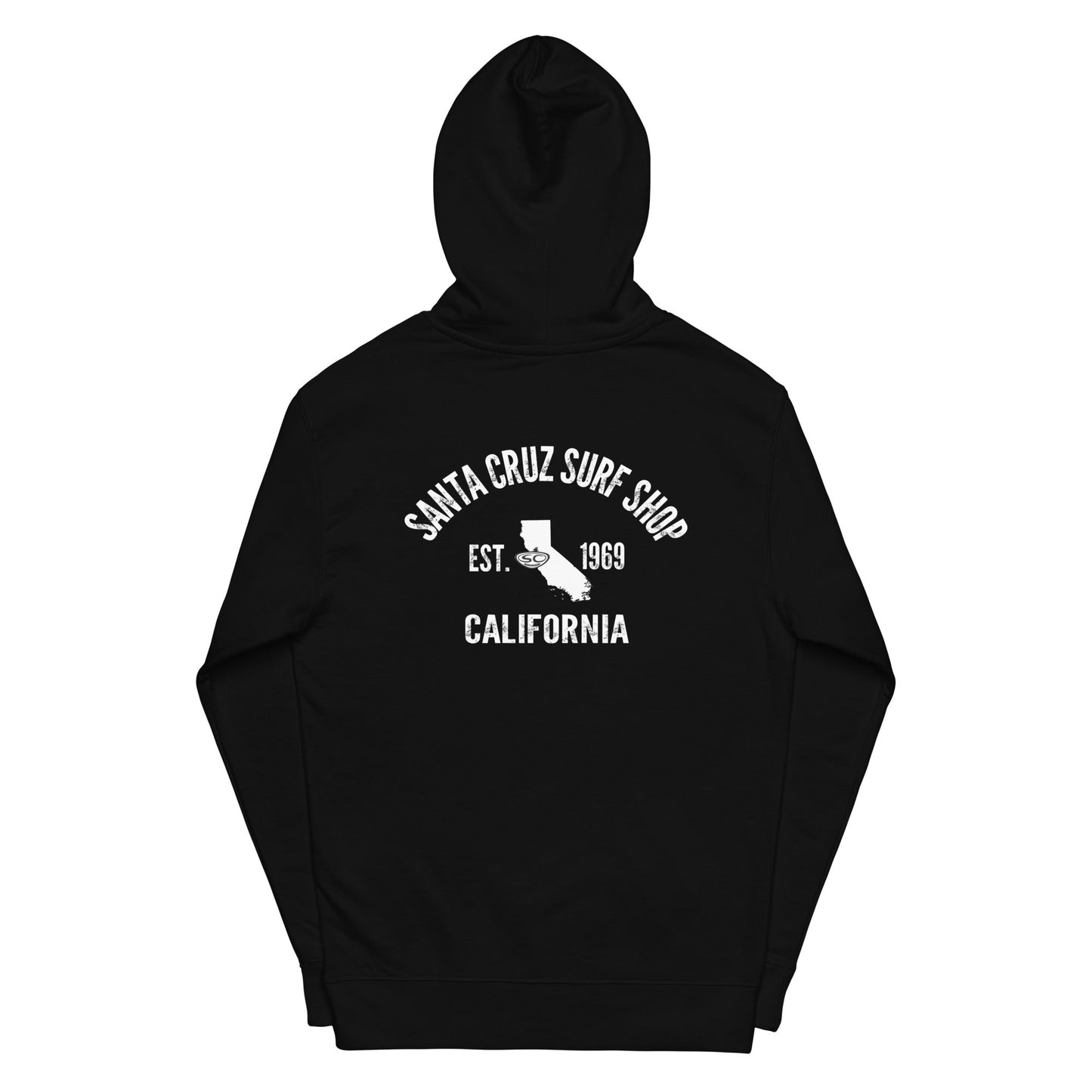 Santa Cruz Surf Shop EST 1969 Premium Mens Hoodie - Casual Fit Clothes