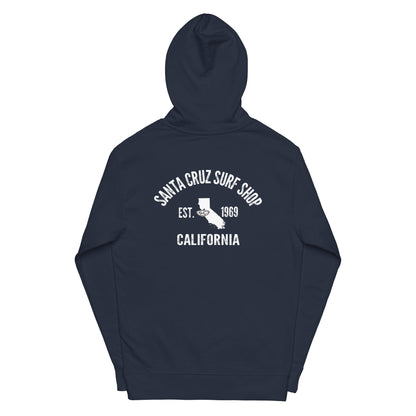Santa Cruz Surf Shop EST 1969 Premium Mens Hoodie - Casual Fit Clothes