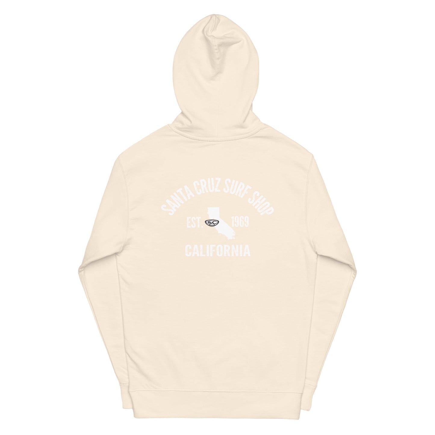 Santa Cruz Surf Shop EST 1969 Premium Mens Hoodie - Casual Fit Clothes