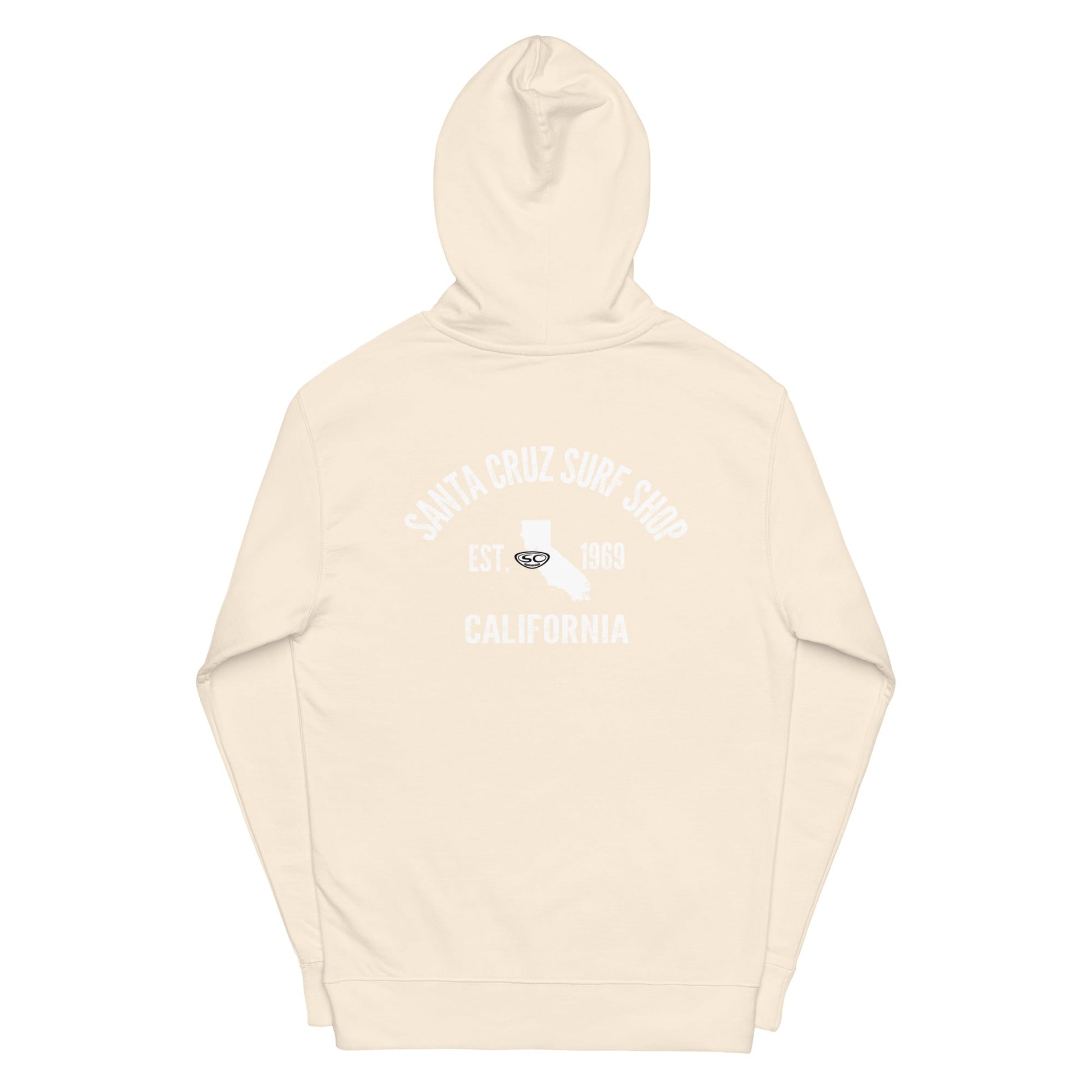 Santa Cruz Surf Shop EST 1969 Premium Mens Hoodie - Casual Fit Clothes