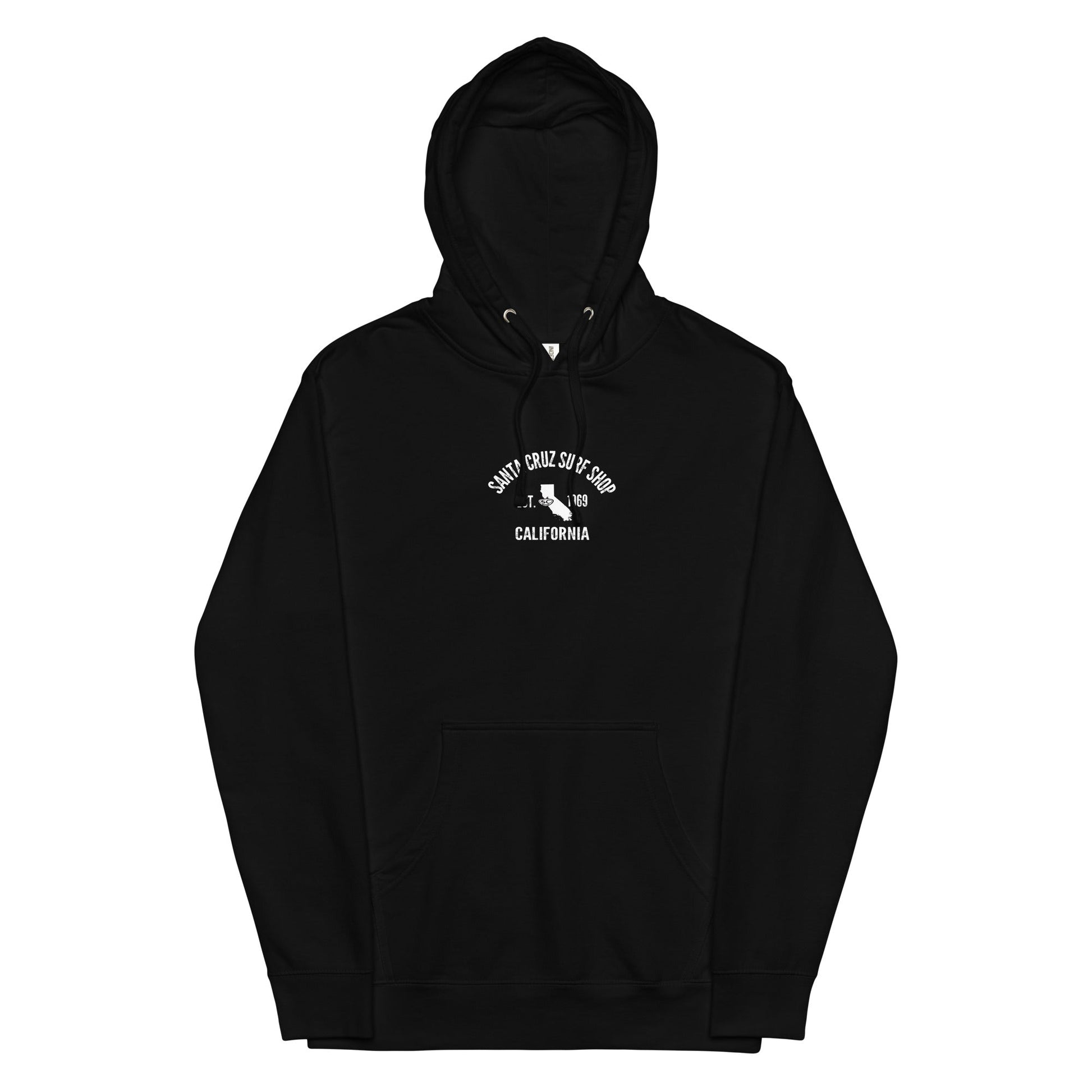 Santa Cruz Surf Shop EST 1969 Premium Mens Hoodie - Casual Fit Clothes