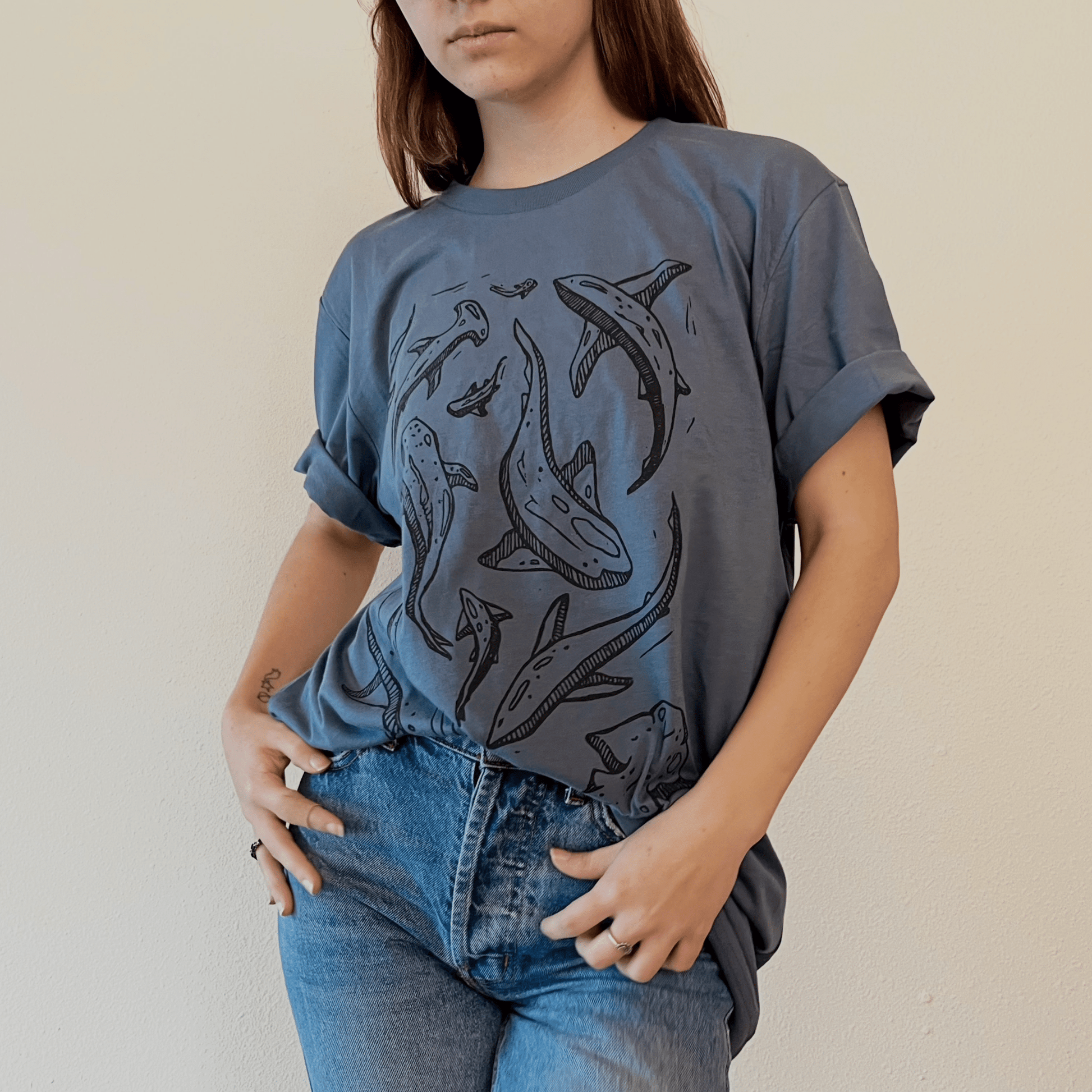 Sharks T-Shirt - Casual Fit Clothes