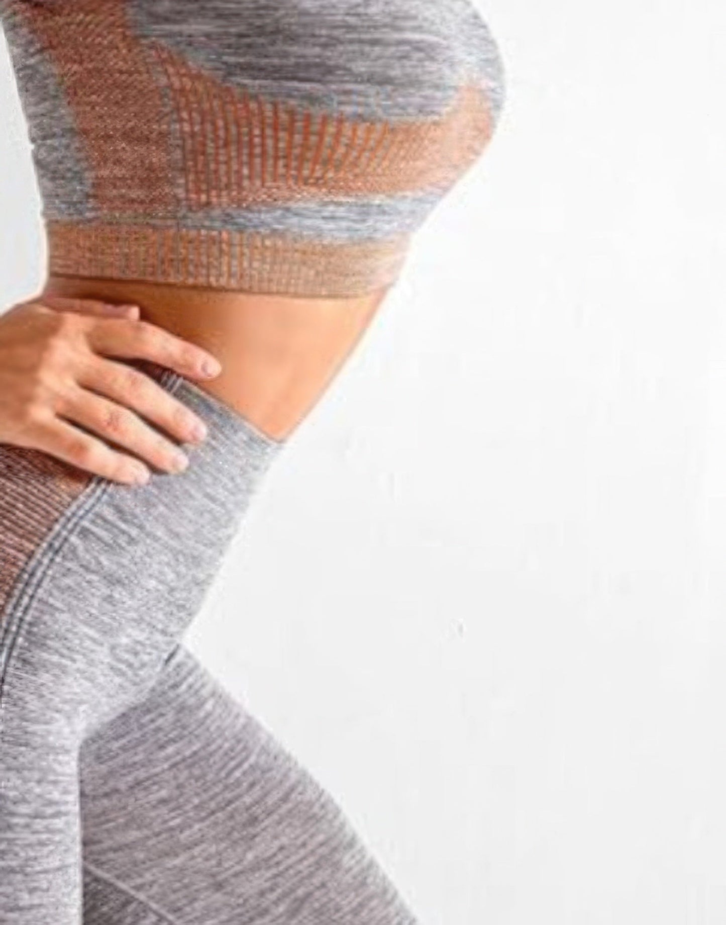 Stripe Seamless Yoga Set - Casual Fit Clothes