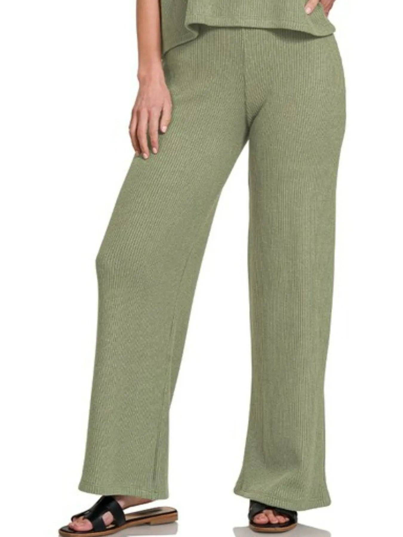 Sweater Boxy Top & Long Pants Set - Casual Fit Clothes