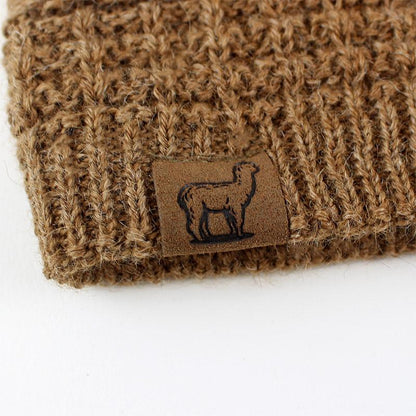 Textured Alpaca Slouch Beanie - Casual Fit Clothes