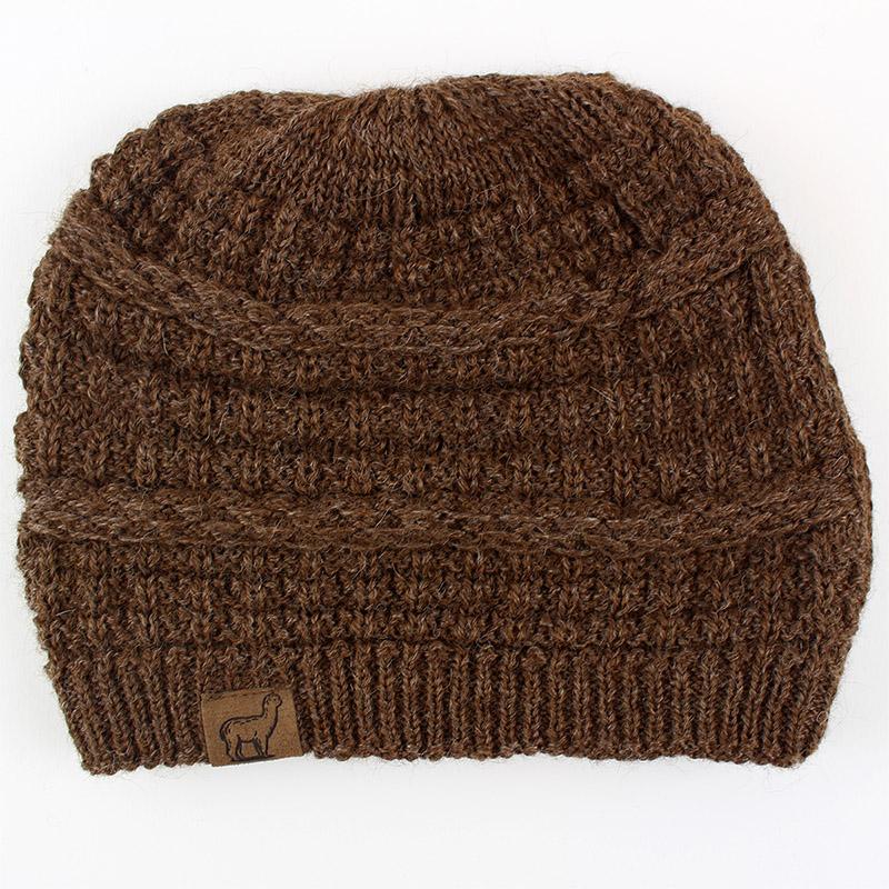 Textured Alpaca Slouch Beanie - Casual Fit Clothes