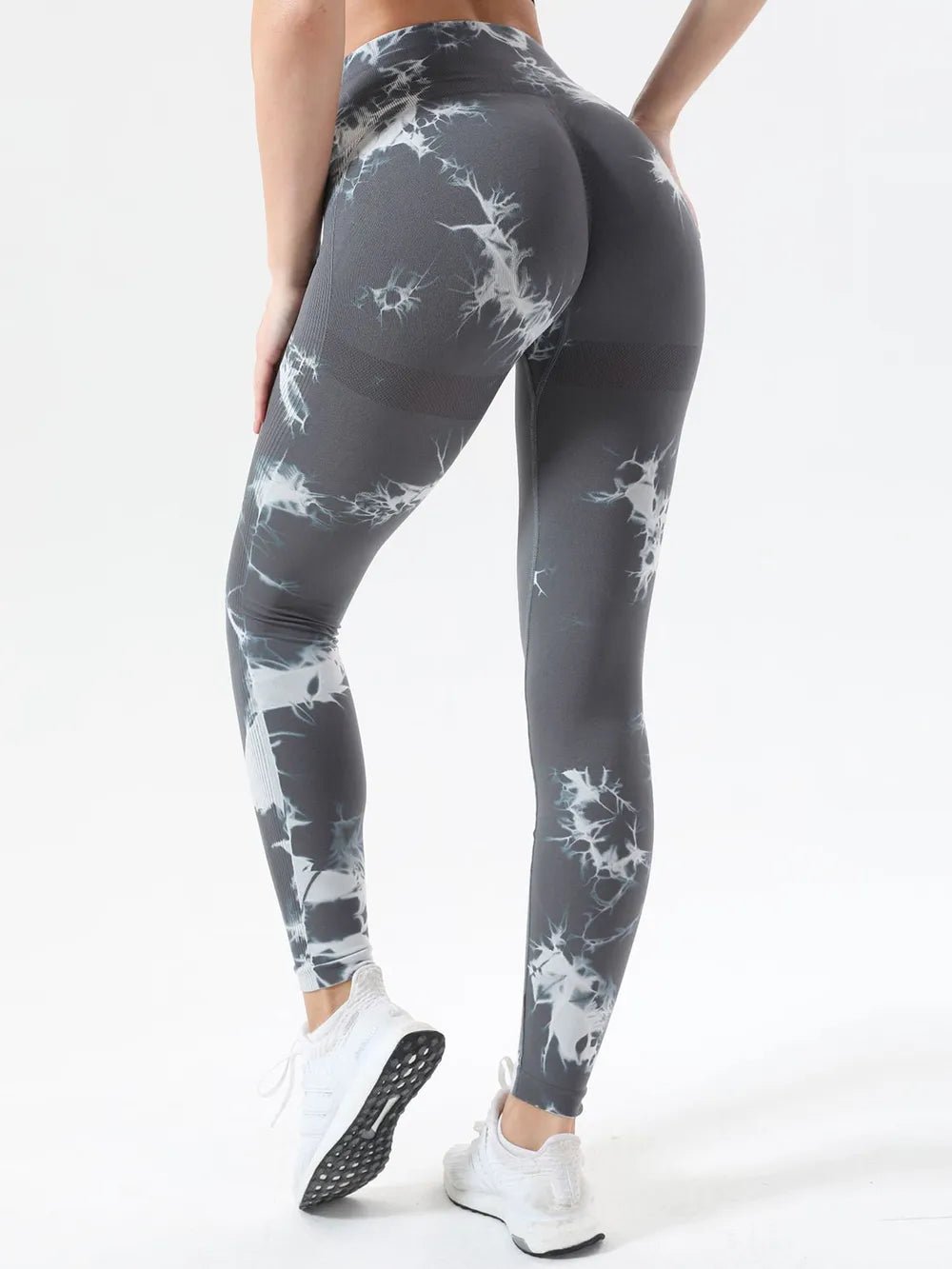 Tie - Dye High Waist Active Leggings - Casual Fit Clothes