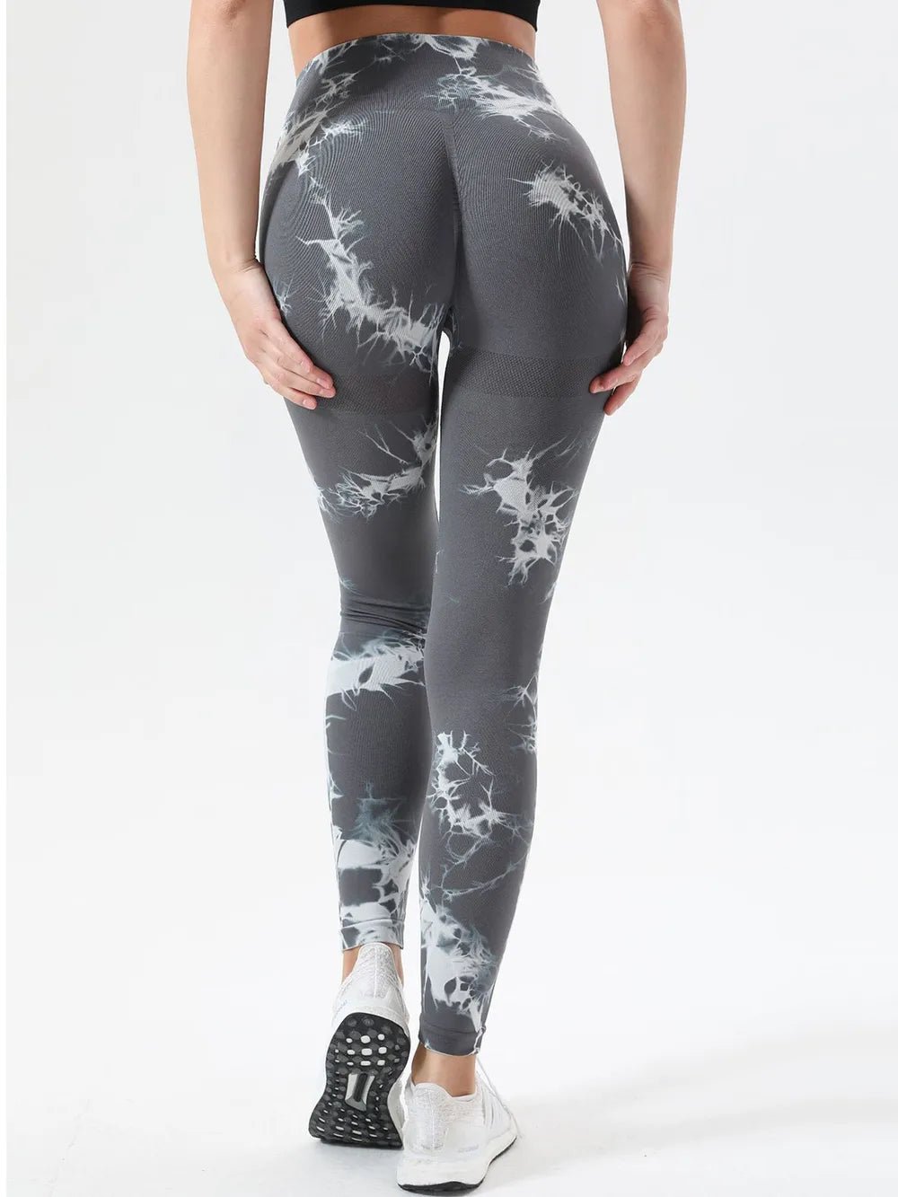 Tie - Dye High Waist Active Leggings - Casual Fit Clothes