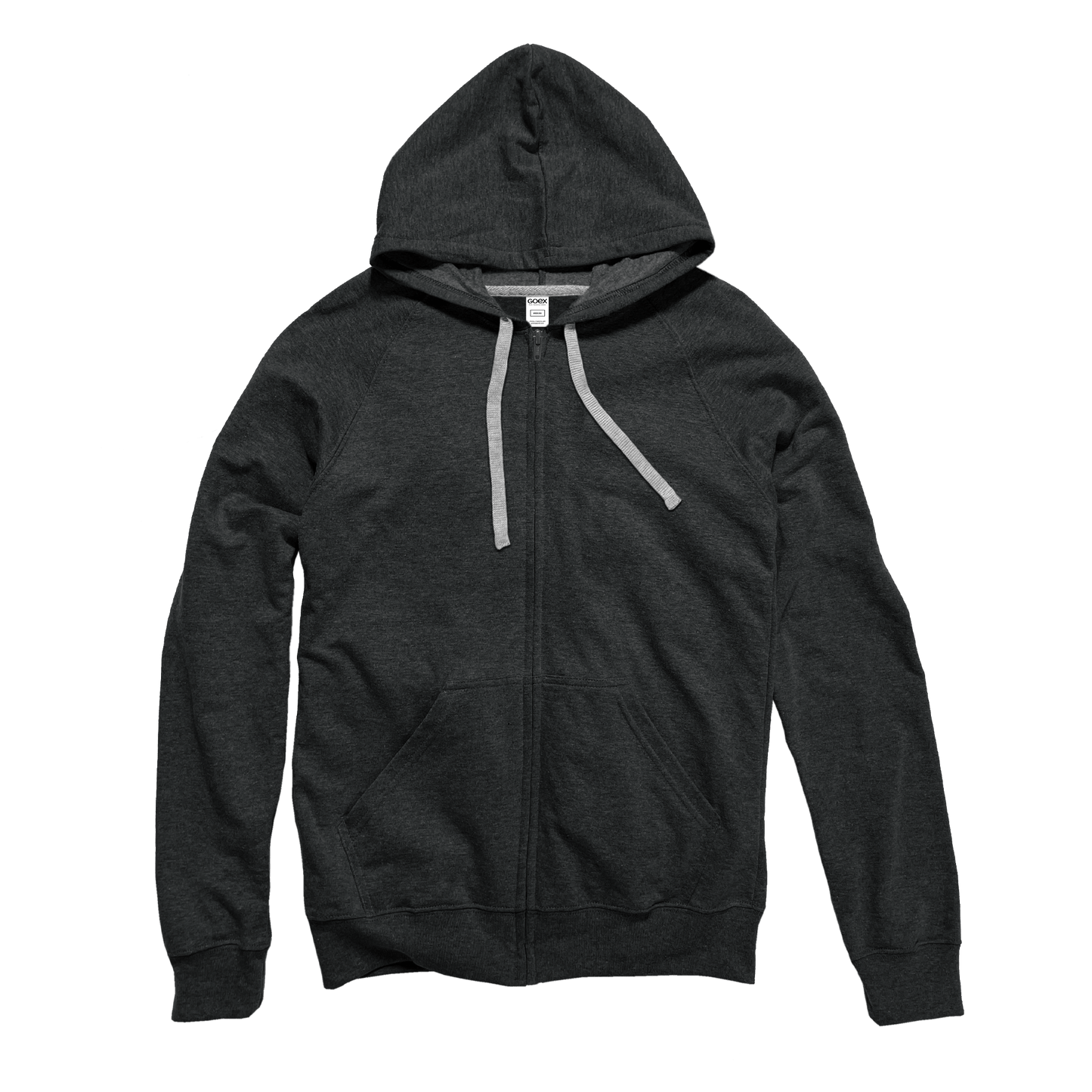 Unisex Heathered Full Zip Hood - Casual Fit Clothes
