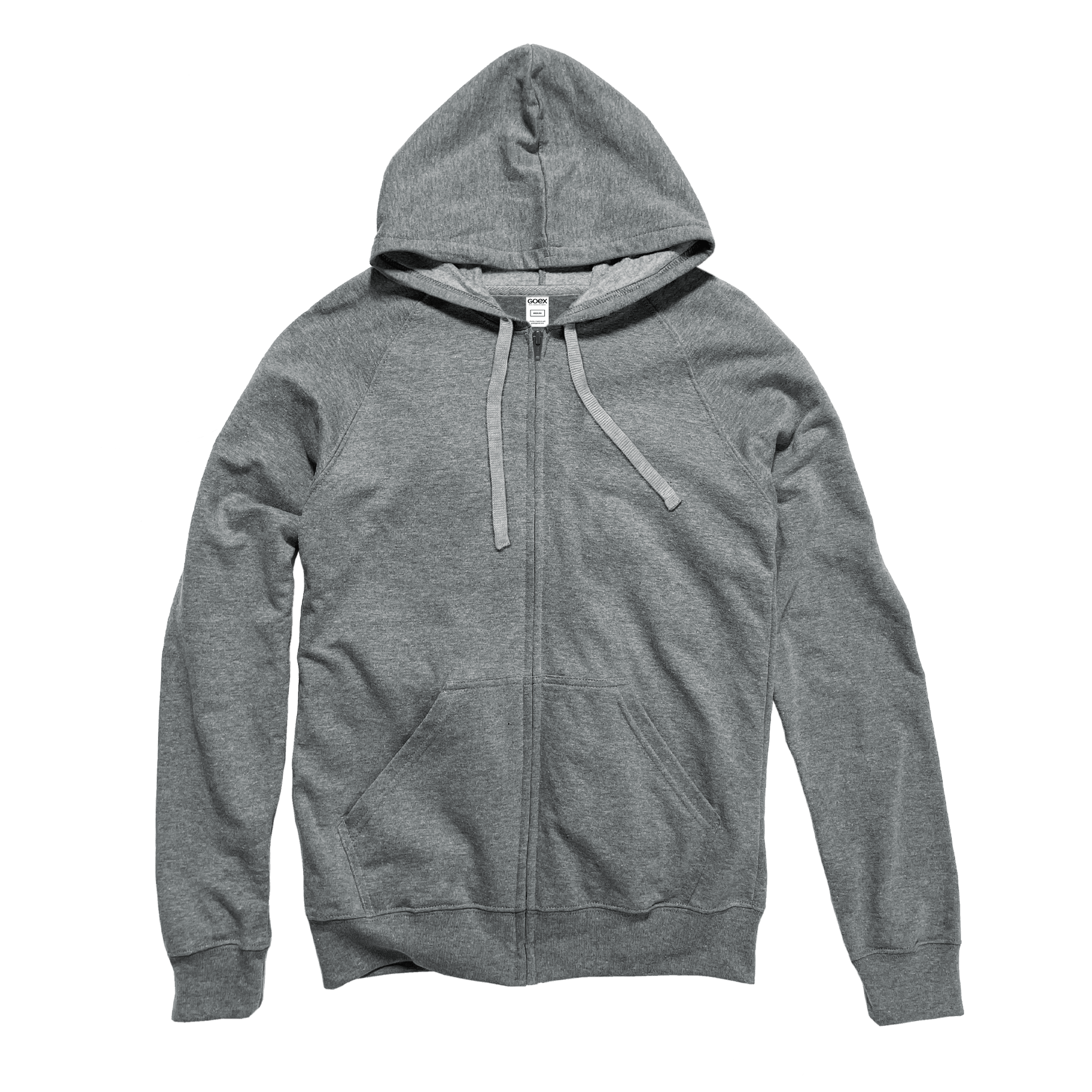 Unisex Heathered Full Zip Hood - Casual Fit Clothes