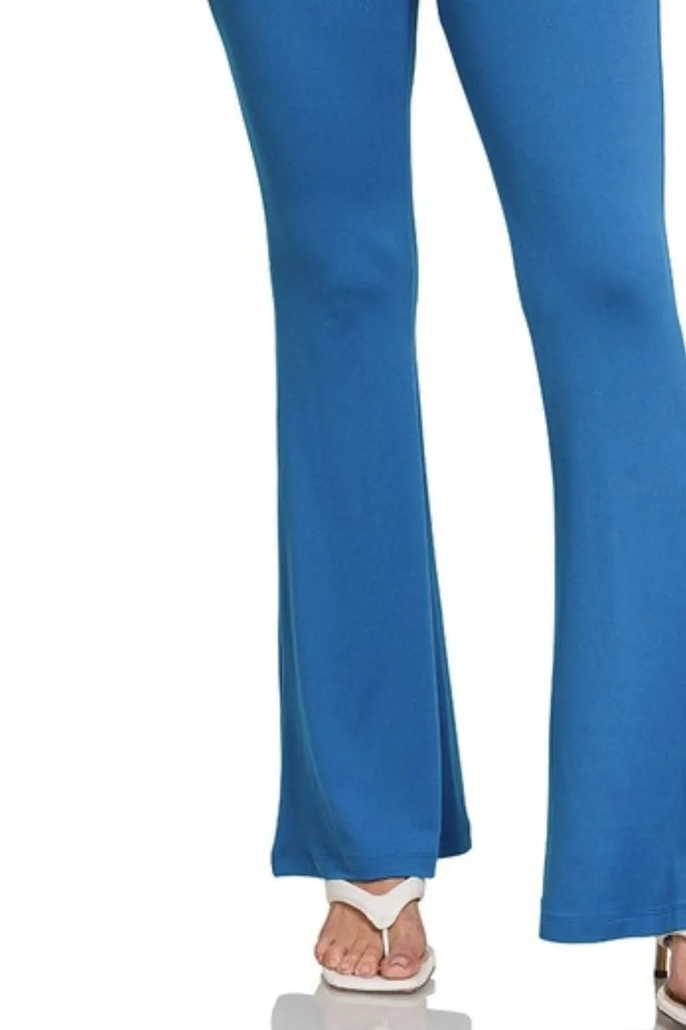 Zenana Buttery Soft Flare Leg High Waist Yoga Pants - Casual Fit Clothes